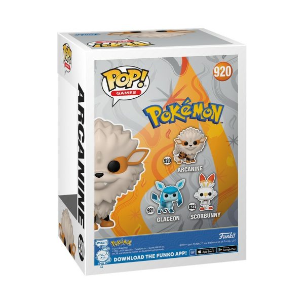 Arcanine #920 in verpakking achterkant
